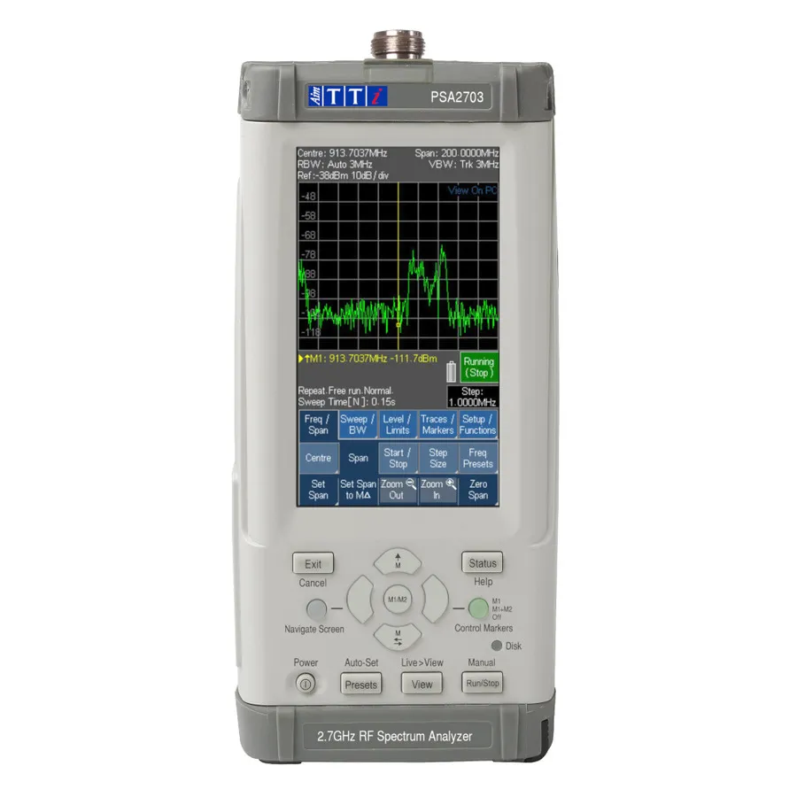 Aim TTi PSA2703USC Handheld RF Spectrum Analyzer