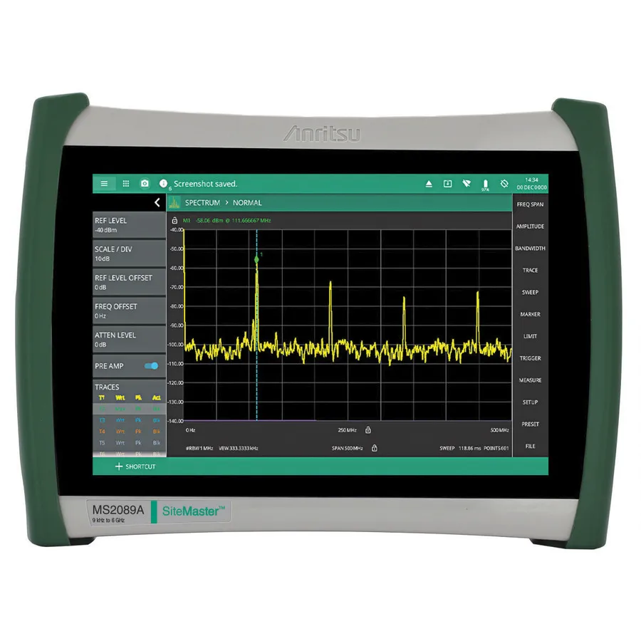 Anritsu MS2089A-0704/0804 Cable and Antenna Analyzer