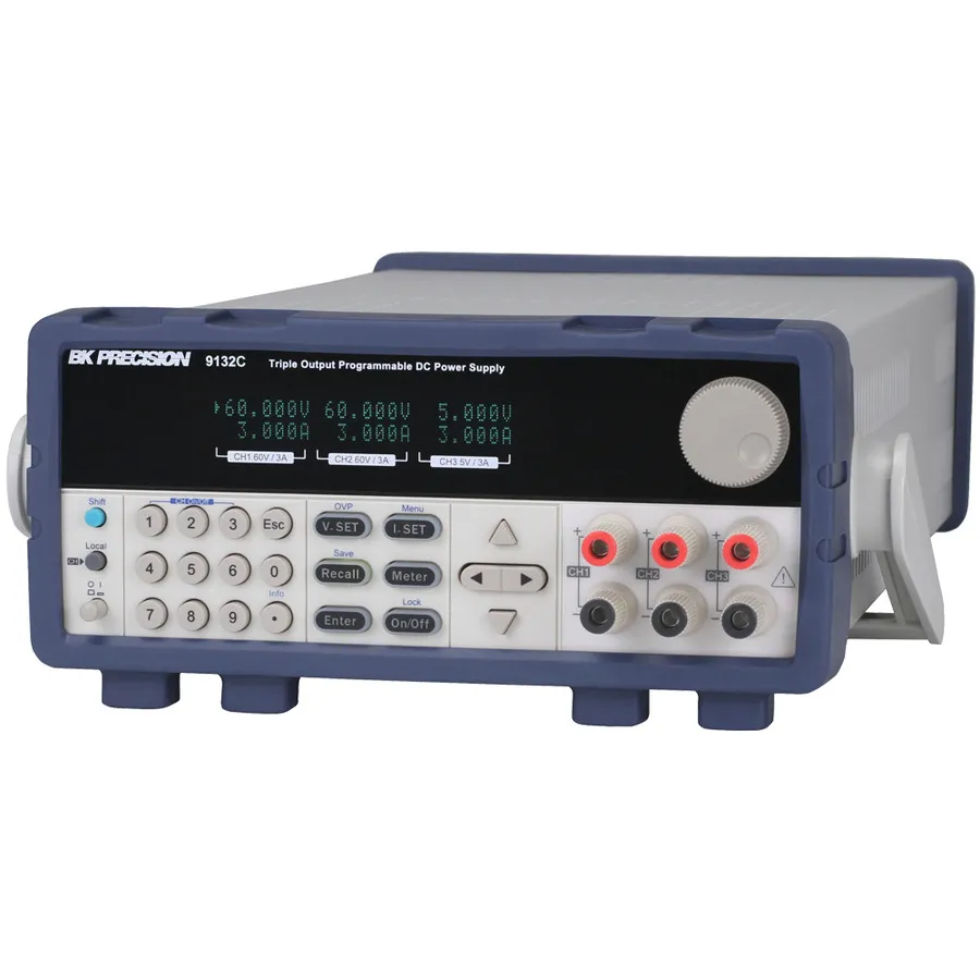 B&K Precision 9130C Triple Output DC Power Supply