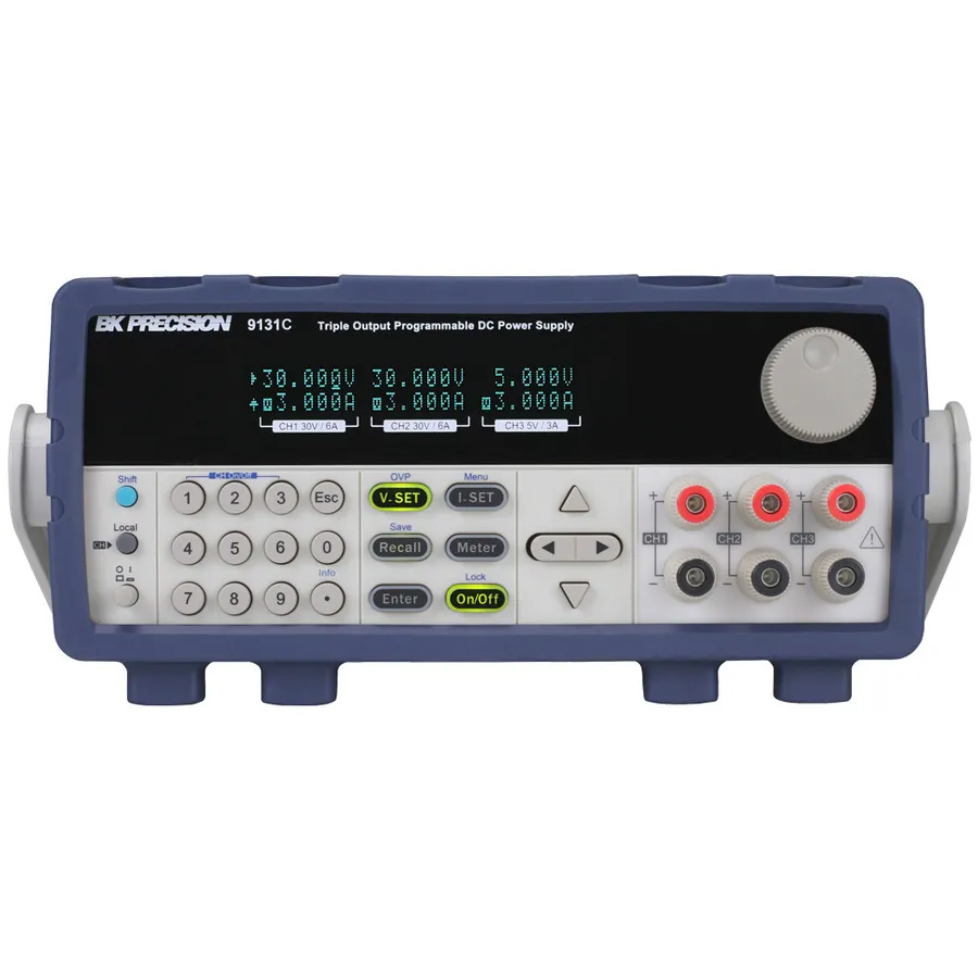 B&K Precision 9131C Triple Output DC Power Supply