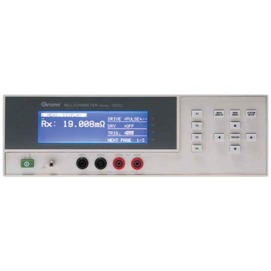 Chroma 16502 Milliohm Meter