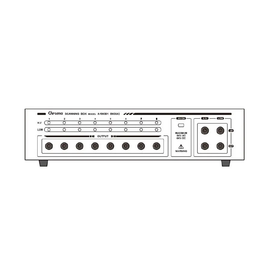 Chroma A190301 8HV Scanning Box