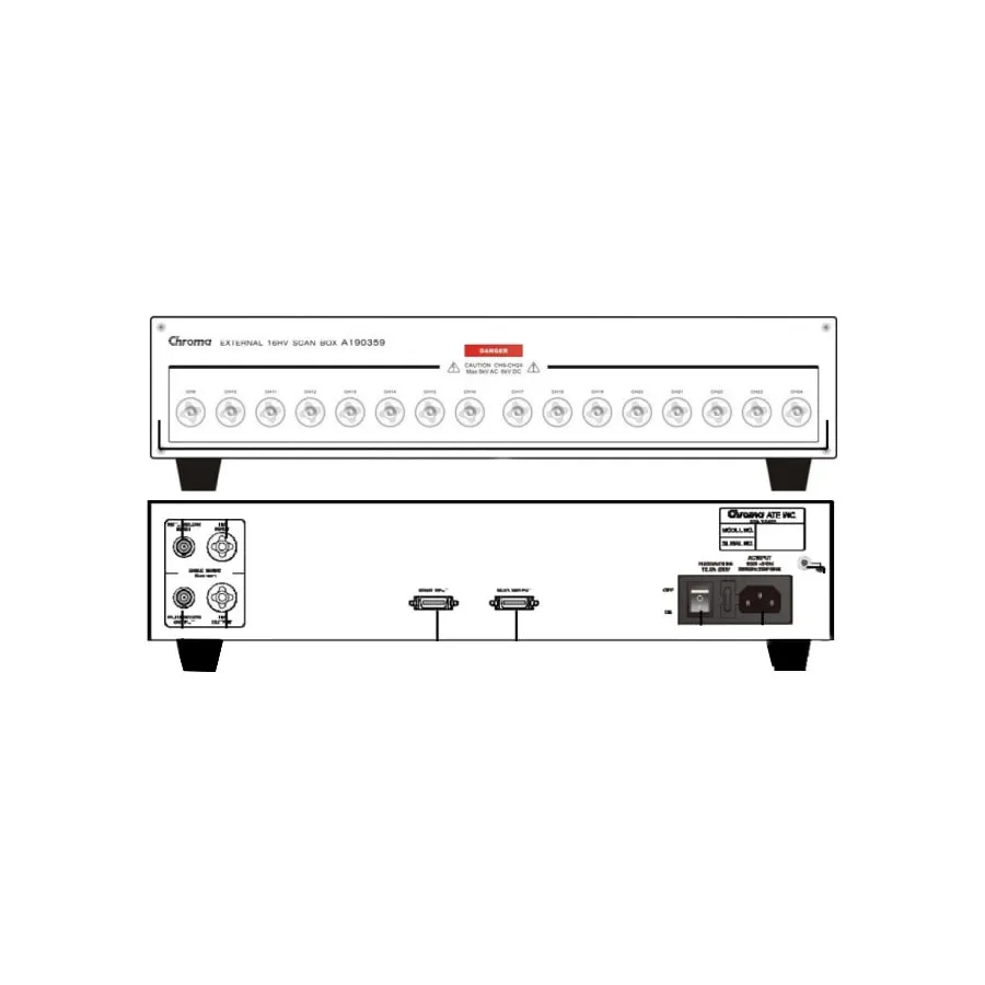 Chroma A190359 16-Channel High-Voltage Scan Box