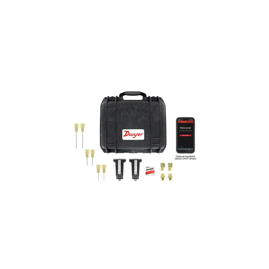 Dwyer 490W-6-HKIT Wireless Hydronic Manometer