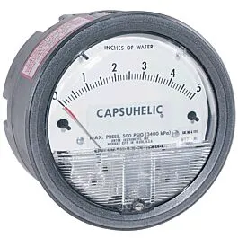 Dwyer Instruments 4000-750PA Capsuhelic Differential Pressure Gauge