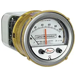 Dwyer Instruments 43020B Capsu-Photohelic Pressure Switch/Gauge