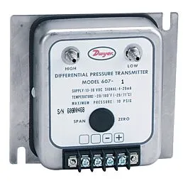Dwyer Instruments 607-4 Differential Pressure Transmitter