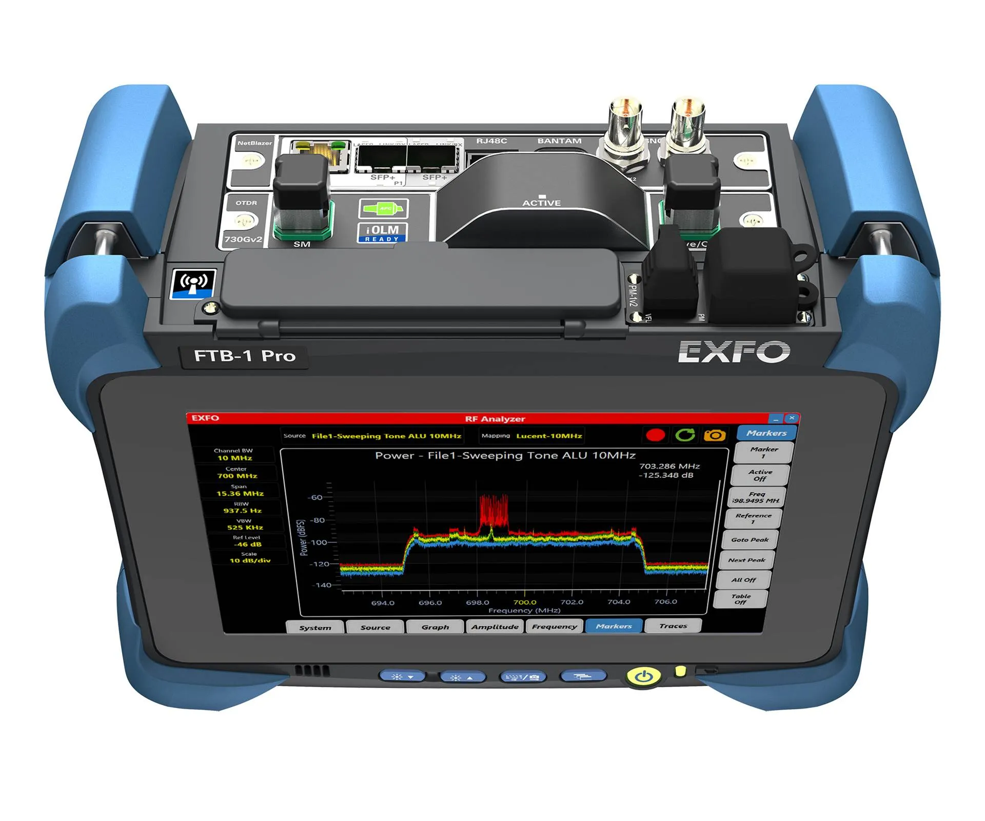 EXFO FTB-730GV2-SM8 10G Handheld Network Tester
