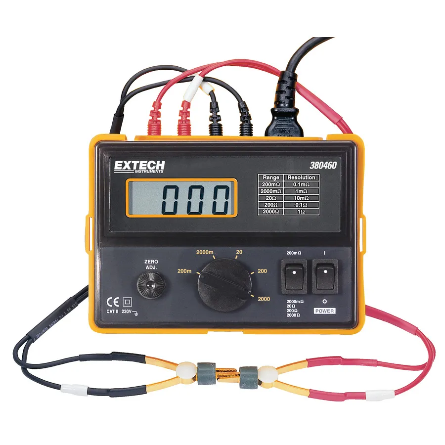 Extech 380460 Precision Milliohm Meter
