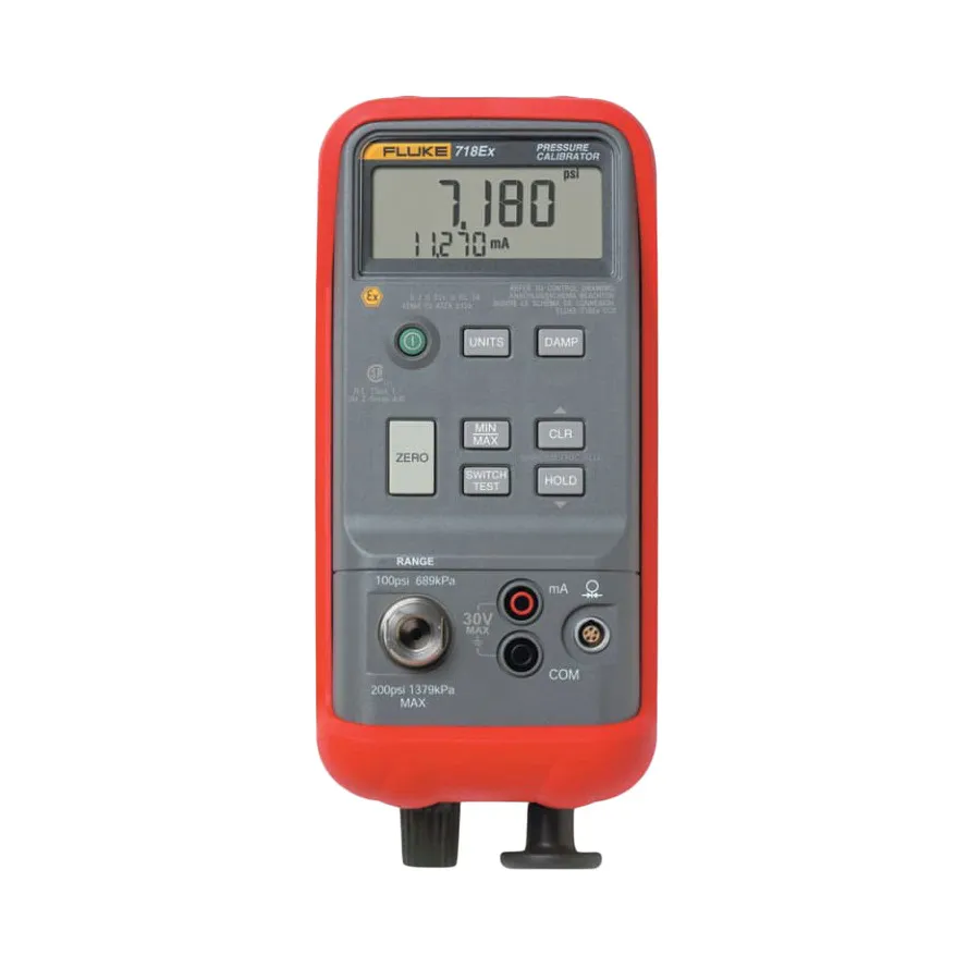 Fluke FLUKE-718EX 100 Intrinsically Safe Pressure Calibrator