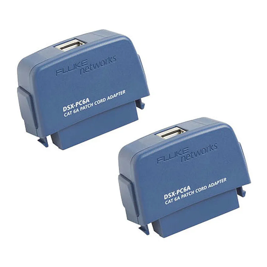 Fluke Networks DSX-PC6AS Cat 6A Patch Cord Adapter Set