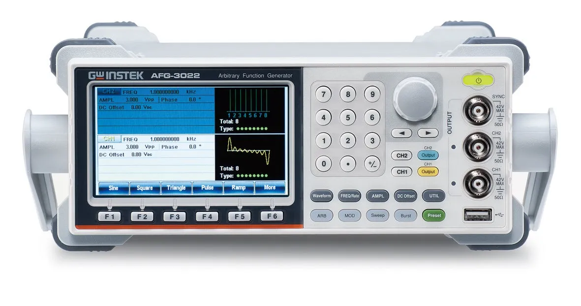 GW Instek AFG-3021 20MHz Arbitrary Function Generator