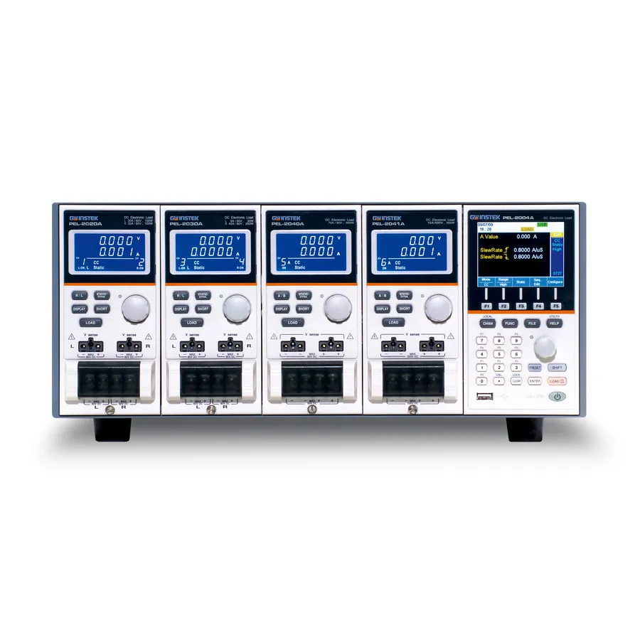 GW Instek PEL-2004A Programmable DC Electronic Load 4-Slot Mainframe