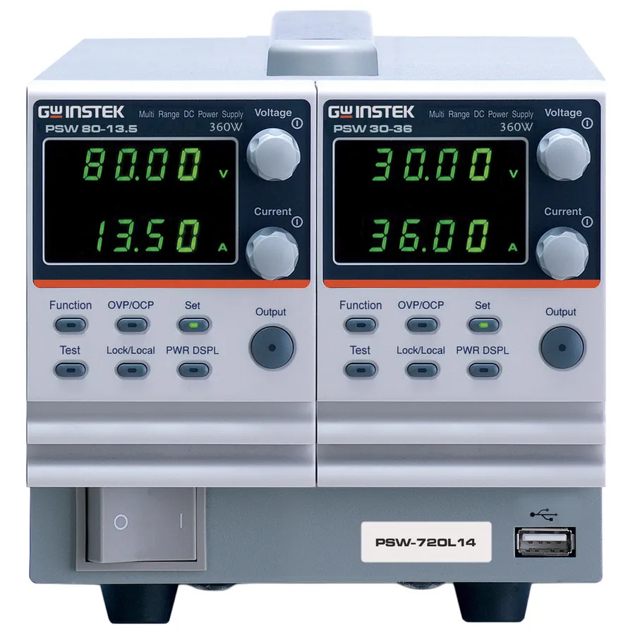 GW Instek PSW-720L55 Dual-Channel DC Power Supply