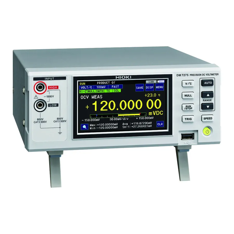 Hioki DM7275-02 Precision DC Voltmeter