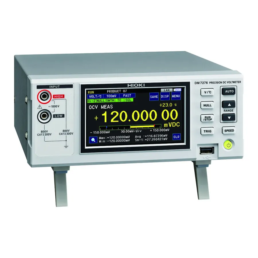 Hioki DM7276-02 Precision DC Voltmeter