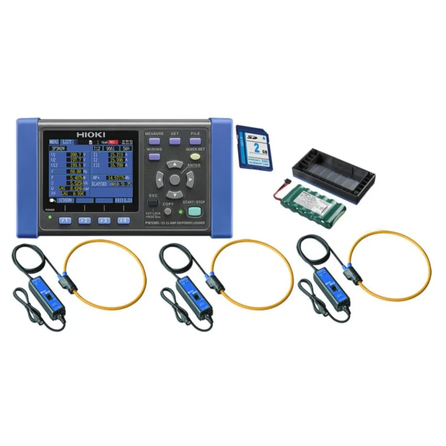 Hioki PW3365-20/5000Pro-4in KIT Power Logger