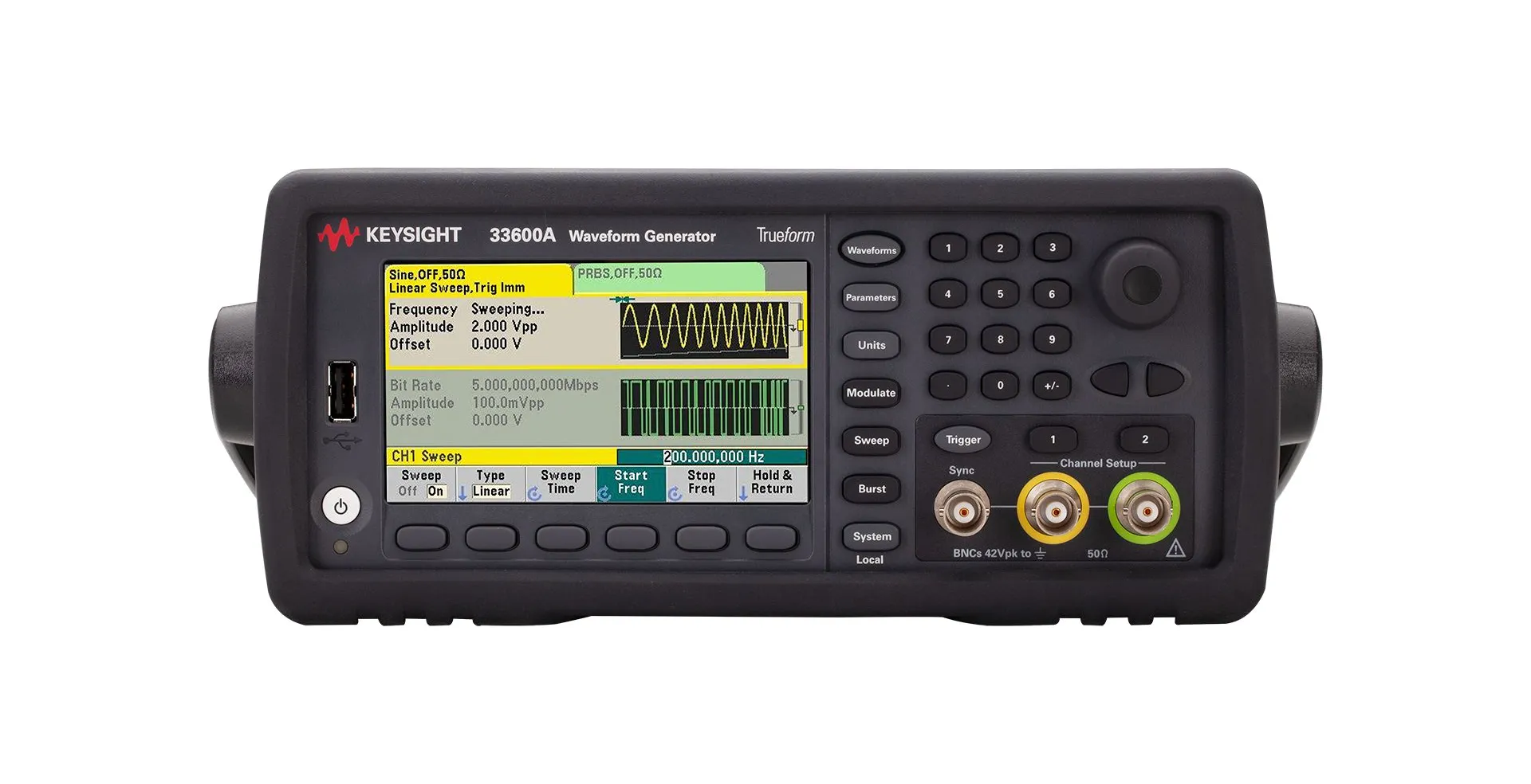 Keysight 33611A Trueform Function/Arbitrary Waveform Generator