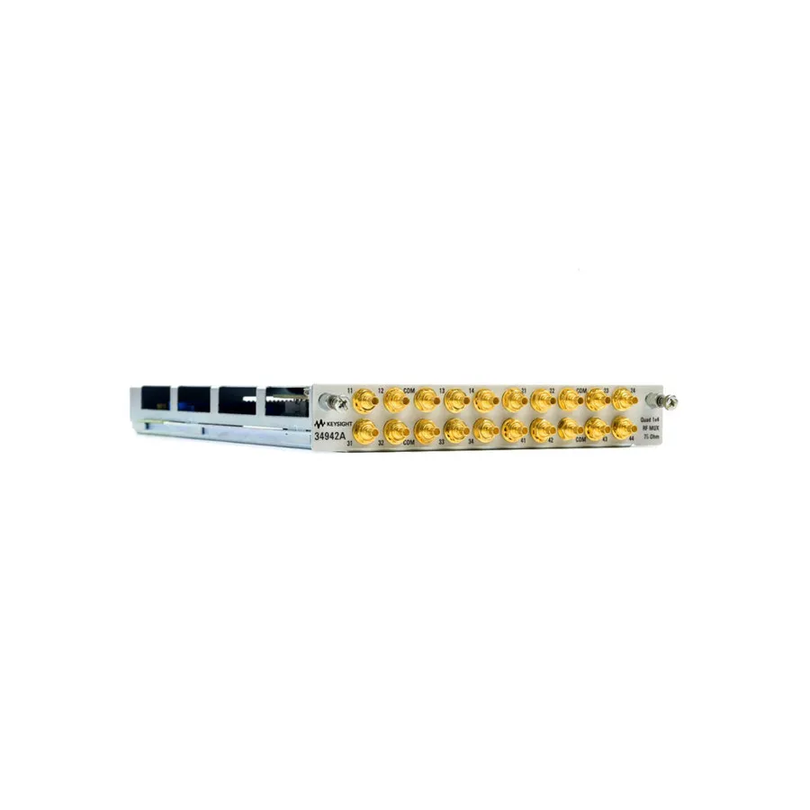 Keysight 34942A Quad 1x4 75 Ohm RF Multiplexer