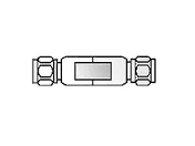Keysight 83059AC02 3.5 mm Male Coaxial Adapter
