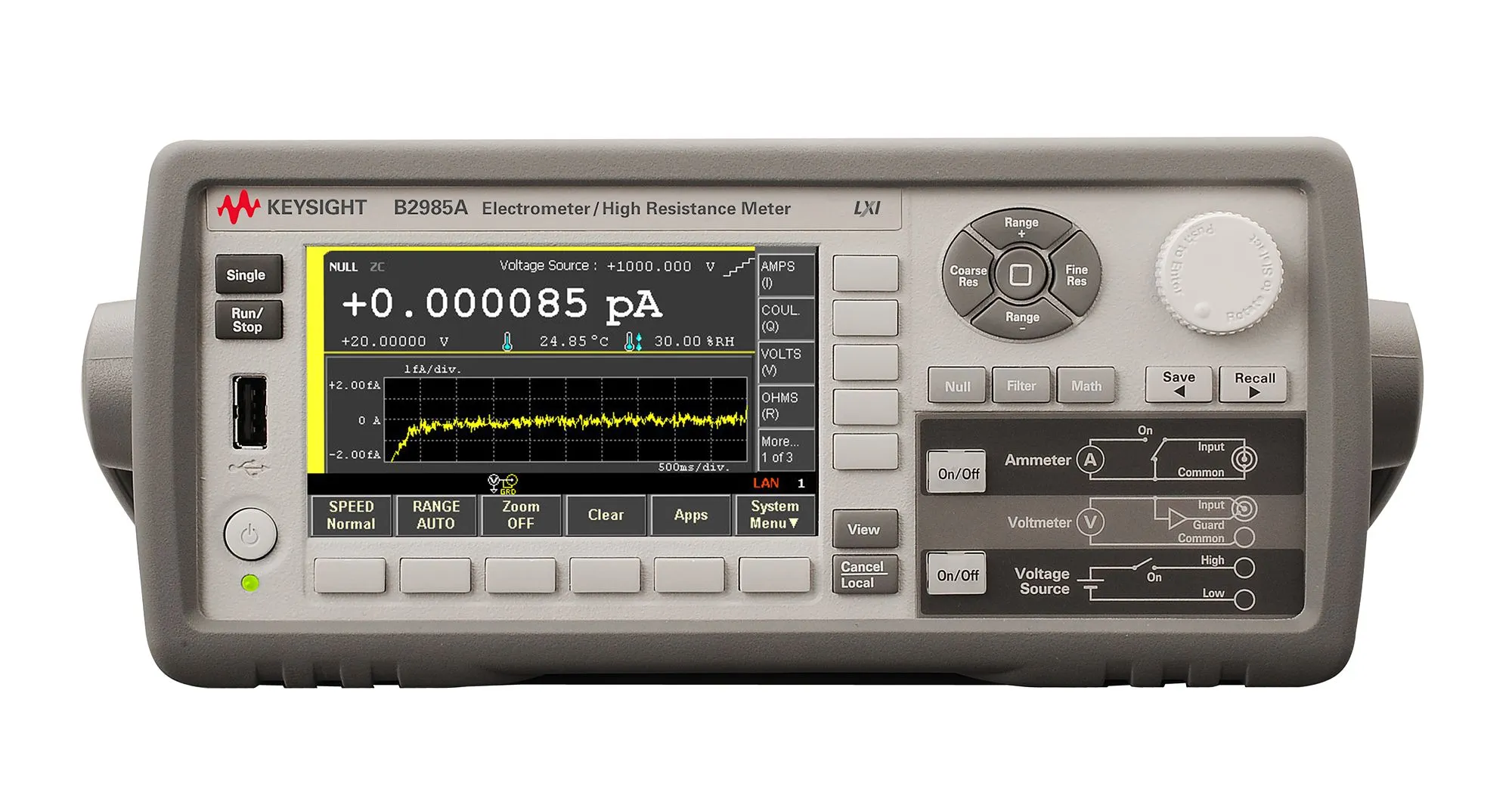 Keysight B2985A Electrometer/High Resistance Meter