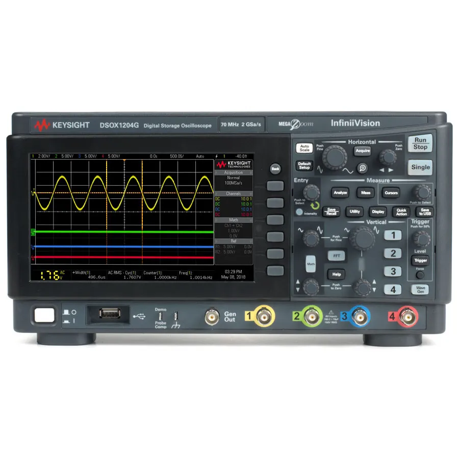 Keysight DSOX1204G/DSOX1200A-100 Digital Oscilloscope
