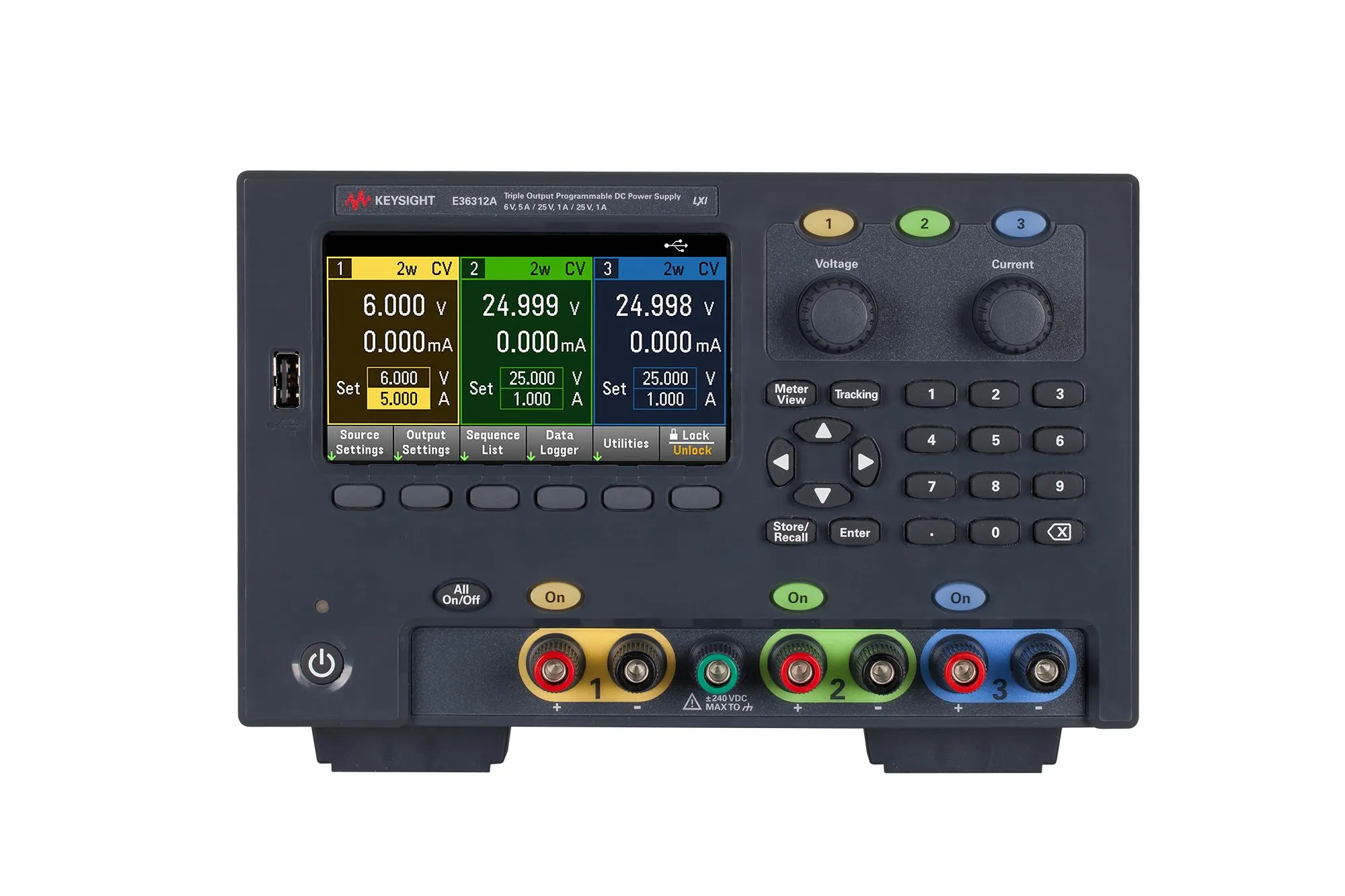 Keysight E36312A Triple Output DC Power Supply