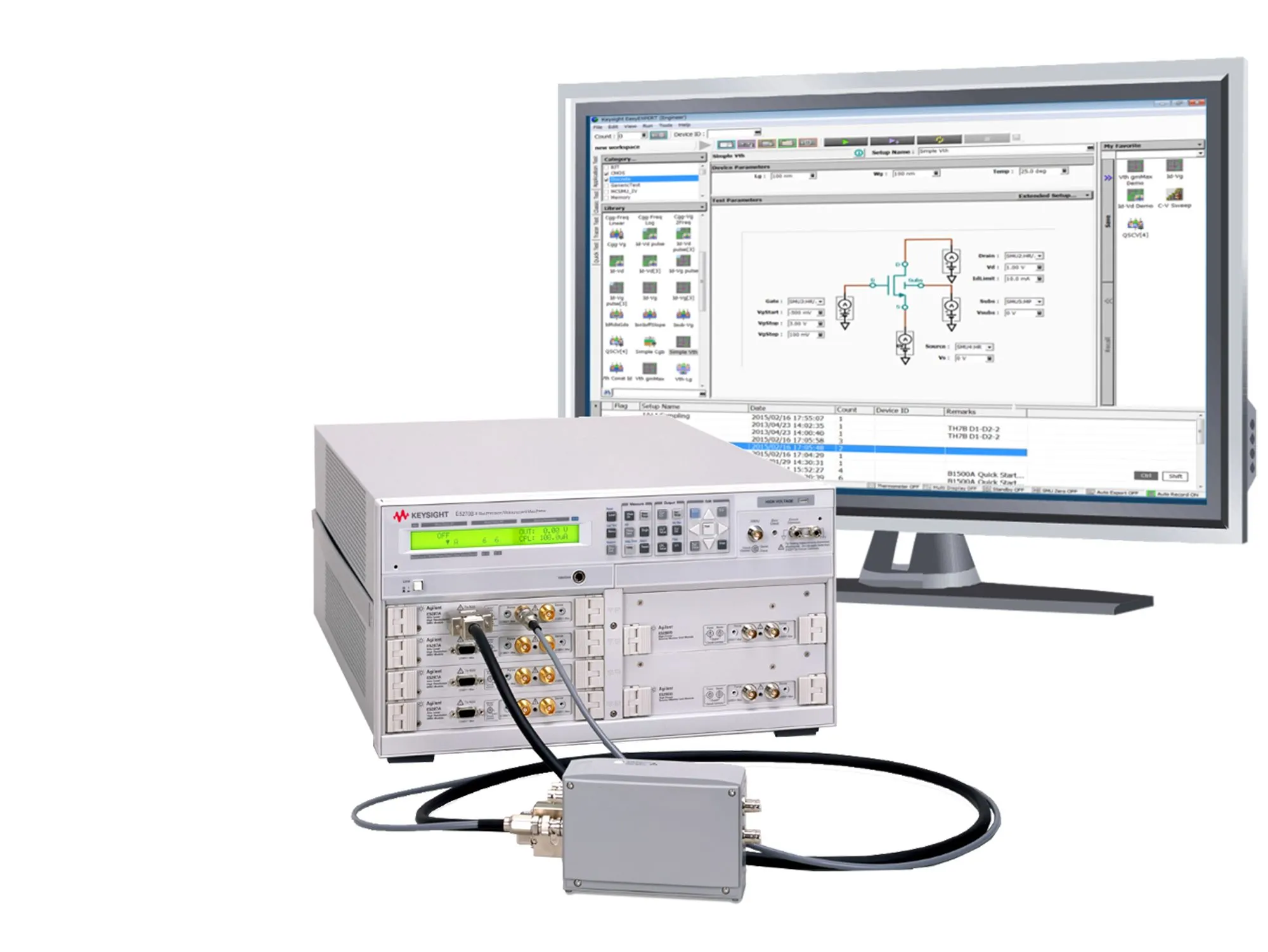Keysight E5270B Precision IV Analyzer