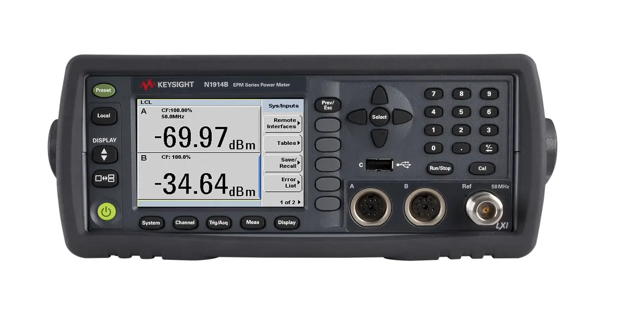 Keysight N1914B Dual Channel Power Meter