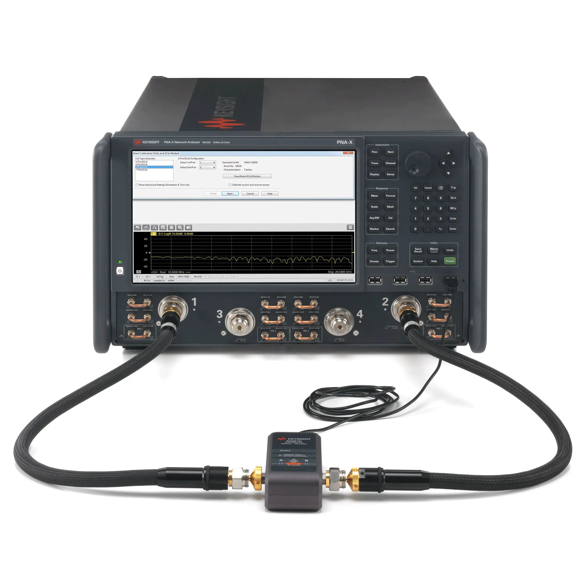 Keysight N4691D Electronic Calibration Module