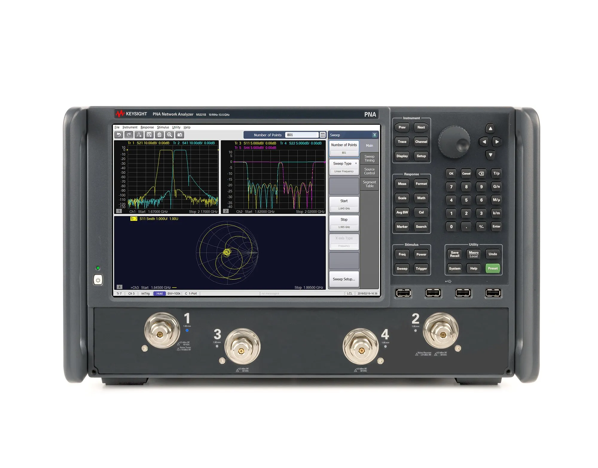Keysight N5221B PNA Network Analyzer