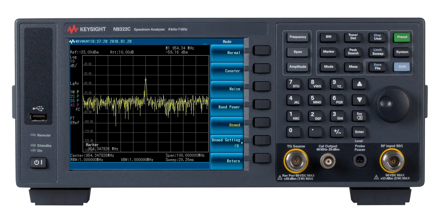 Keysight N9322C Basic Spectrum Analyzer