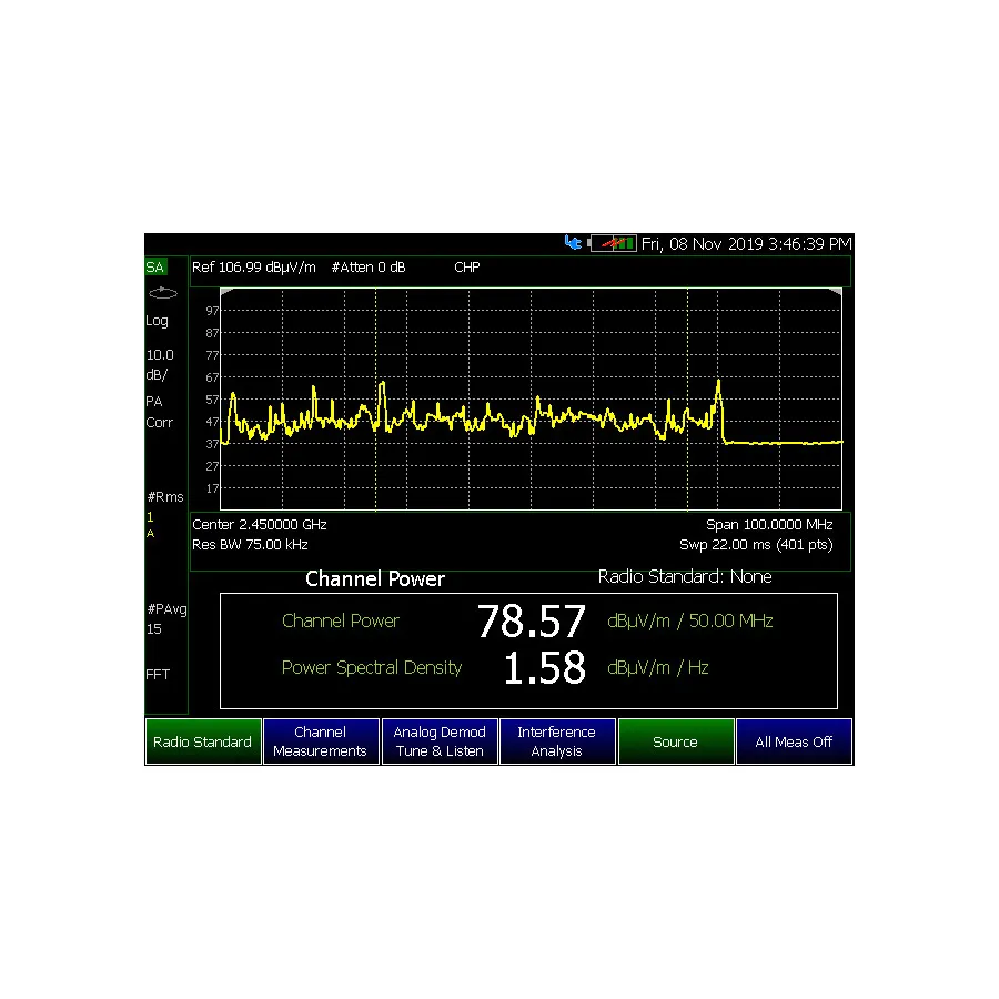 Keysight N9912CU/358 EMF Measurements Option