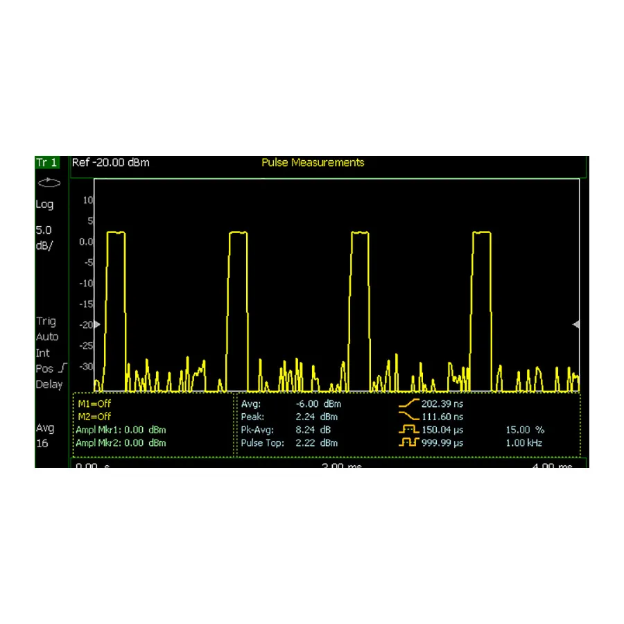 Keysight N9915CU/330 FieldFox Pulse Measurements