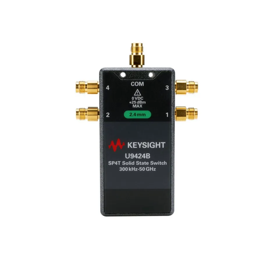 Keysight U9424B/001/101 Solid State FET Switch, SP4T, 300 kHz-50 GHz
