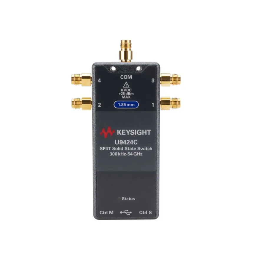 Keysight U9424C/002/201/301 Solid State FET Switch, SP4T, 300 kHz-54 GHz, USB