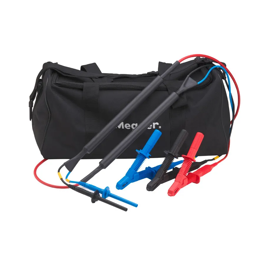 Megger 1005-268 15kV Screened Clip Lead Set, 15m