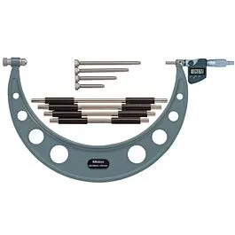 Mitutoyo 340-520 Digital Outside Micrometer with Interchangeable Anvil