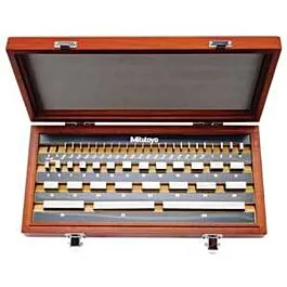Mitutoyo 516-946-26 Rectangular Steel Gage Block Set, Grade 0