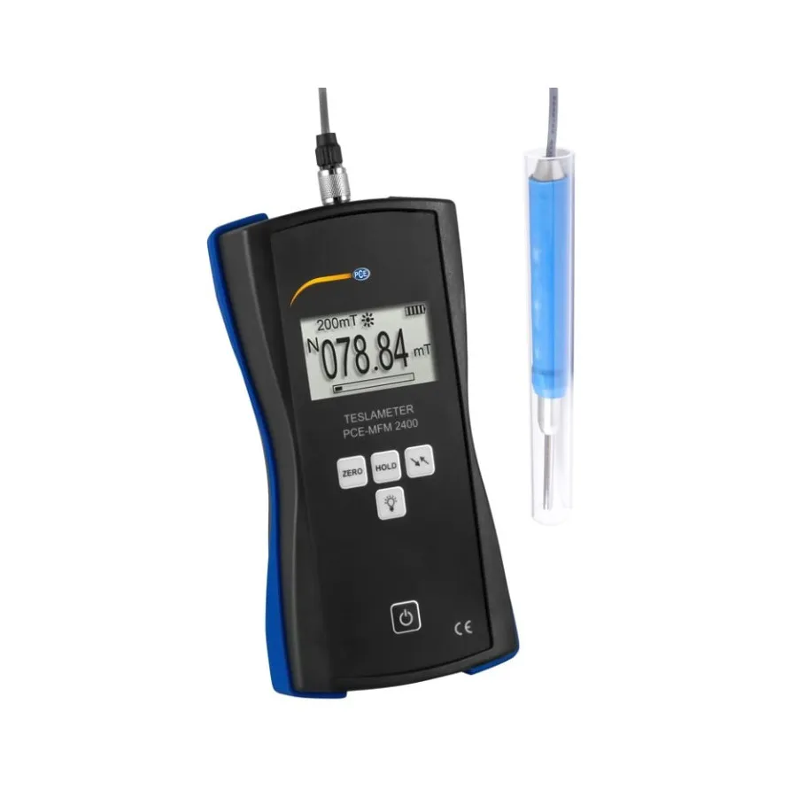 PCE Instruments PCE-MFM 2400+ Magnetometer with Axial Hall Sensor