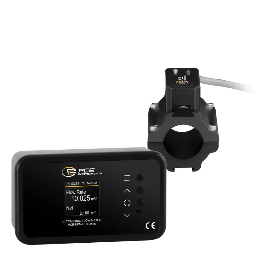 PCE Instruments PCE-UFM 25CU Clamp-On Ultrasonic Flow Meter