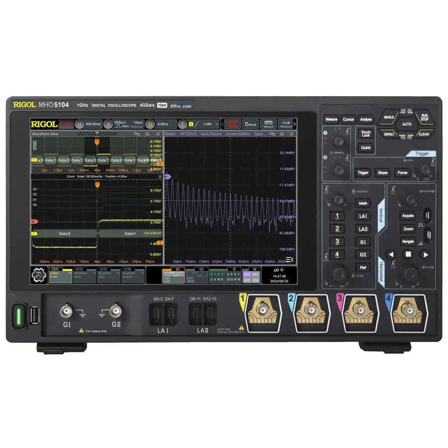 RIGOL MHO5104 Digital Oscilloscope with Logic Analyzer and AFG
