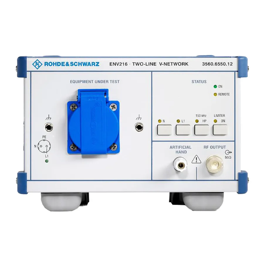 Rohde & Schwarz ENV216 Impedance Stabilization Network