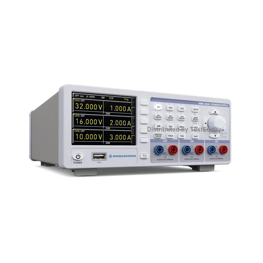Rohde & Schwarz HMC8043-G.02 Triple Output DC Power Supply with GPIB