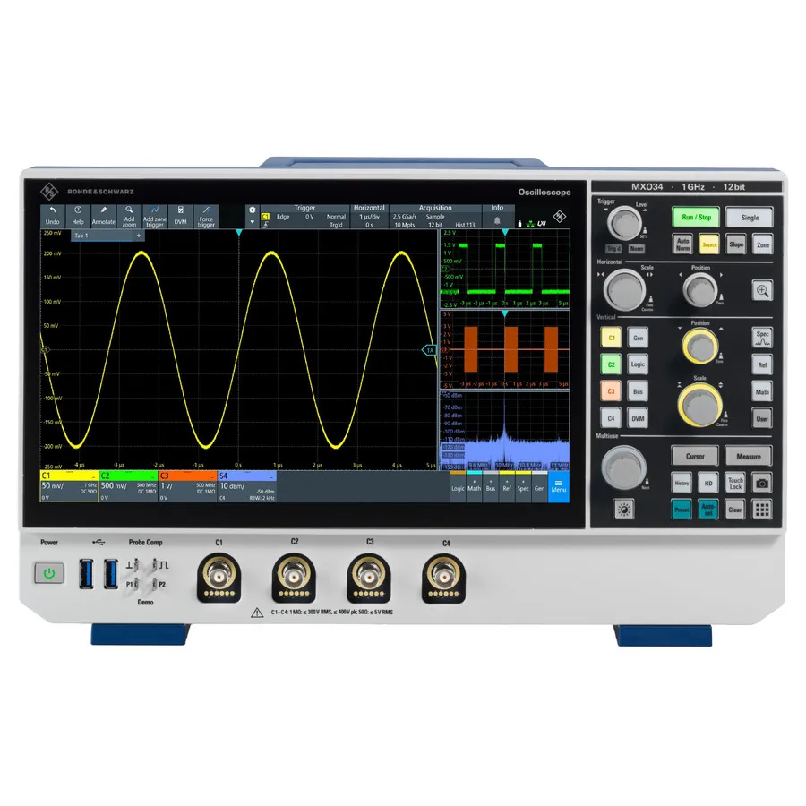 Rohde & Schwarz MXO34-5PK Mixed Signal Oscilloscope
