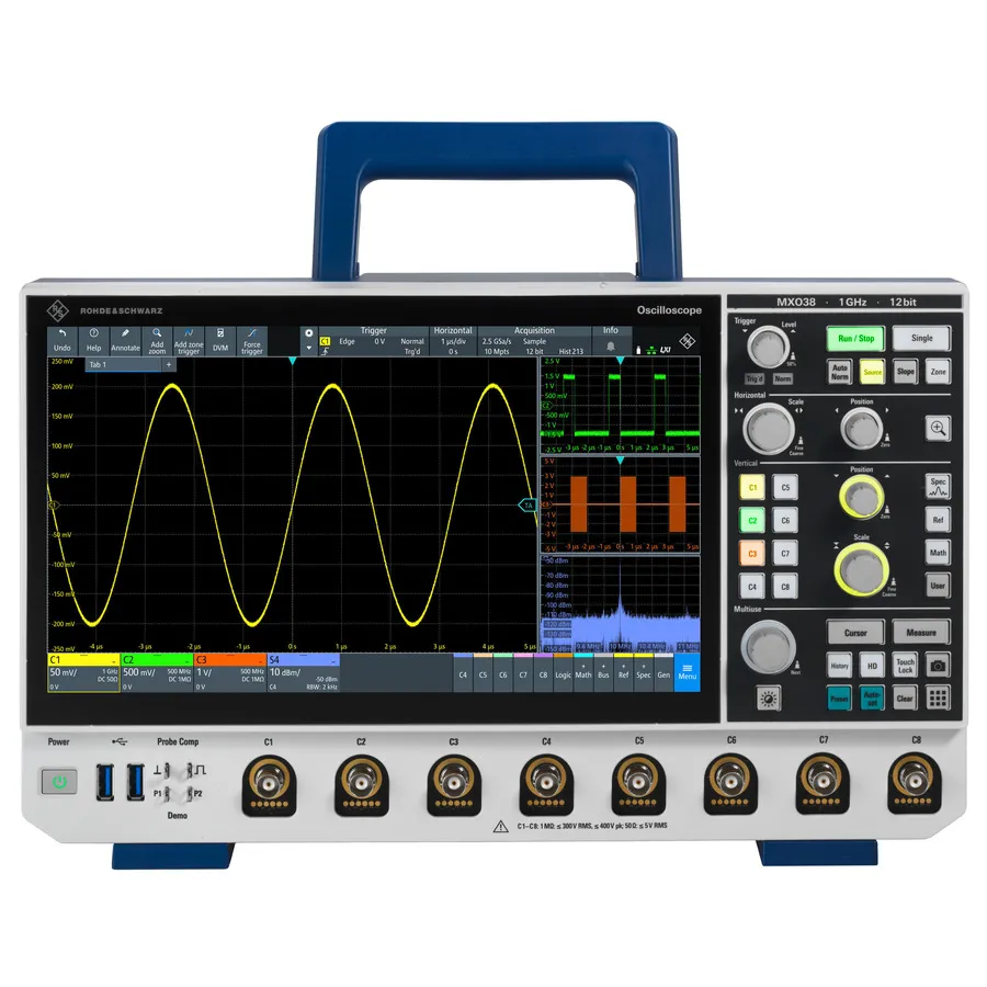 Rohde & Schwarz MXO38-3PK Mixed Signal Oscilloscope