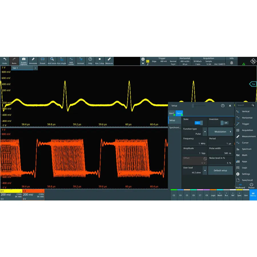 Rohde & Schwarz MXO5-B6 Arbitrary Waveform Generator Option