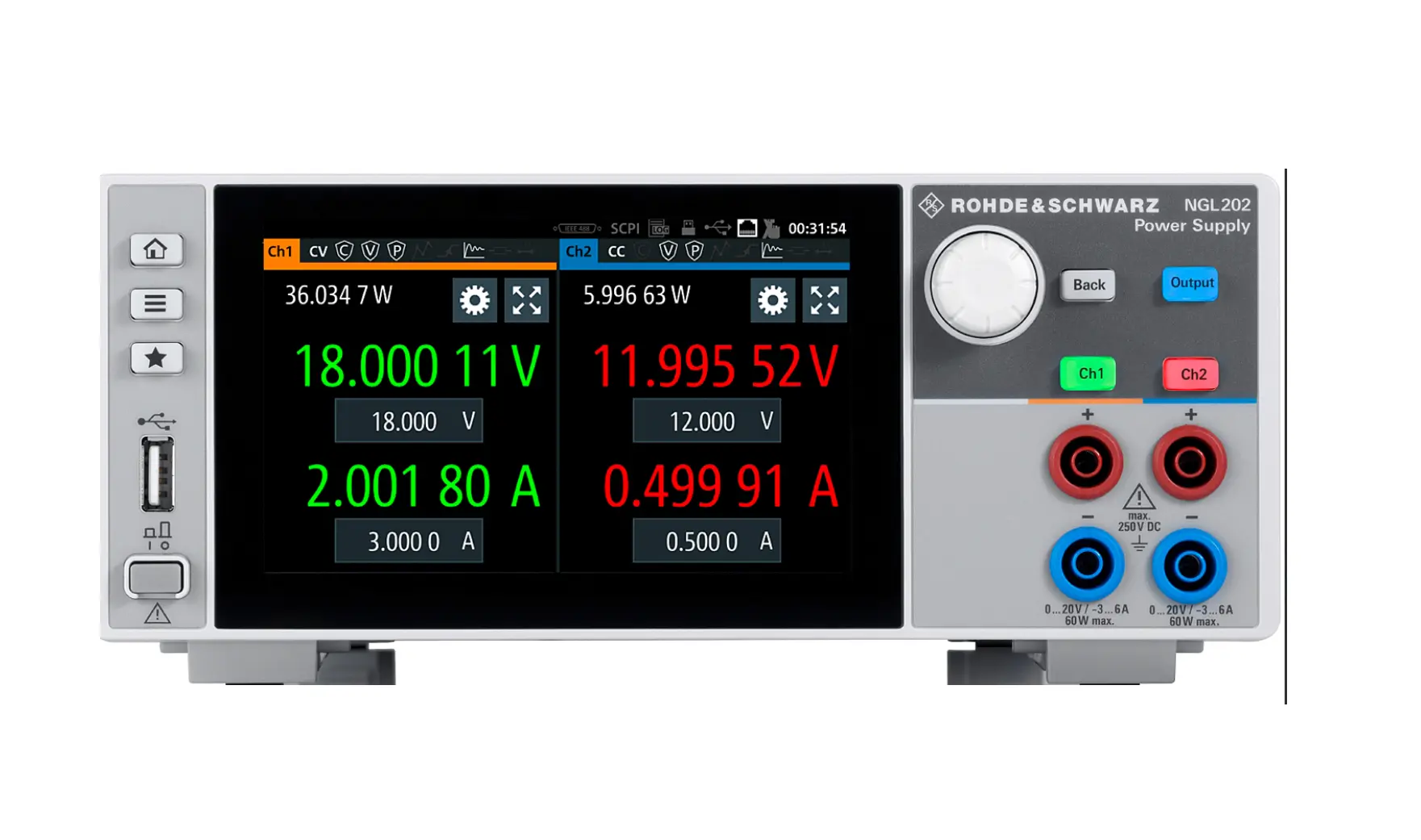Rohde & Schwarz NGL201 Single-Channel DC Power Supply