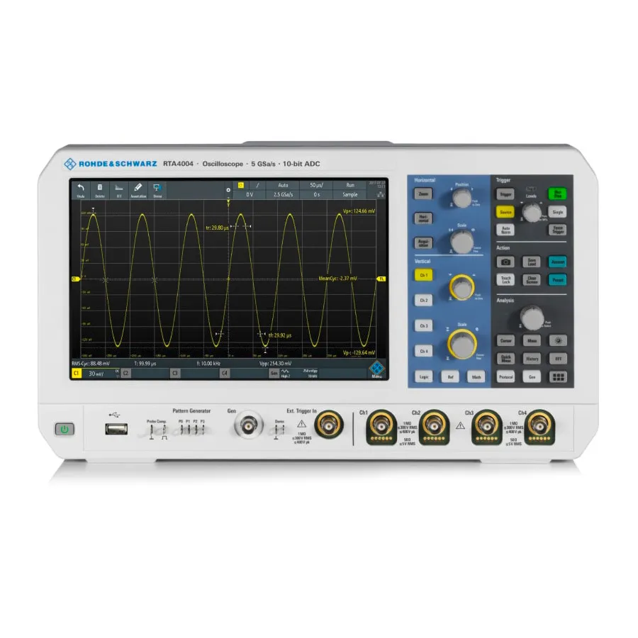 Rohde & Schwarz RTA4K-04M Digital Oscilloscope Package