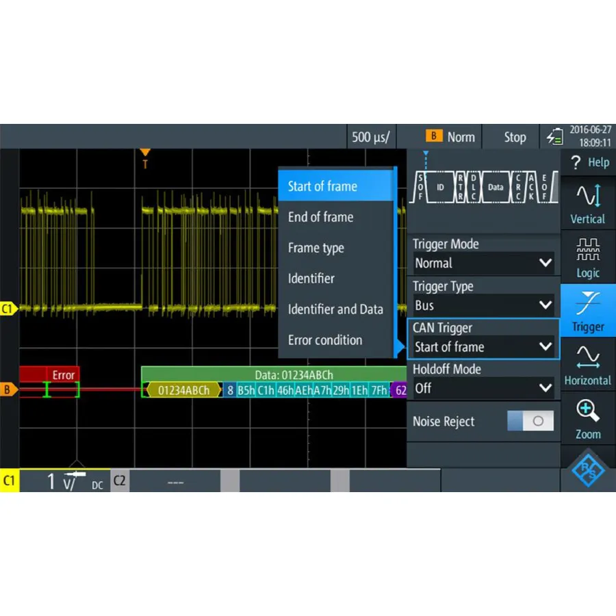 Rohde & Schwarz RTM-K3 CAN/LIN Triggering and Decoding Bundle